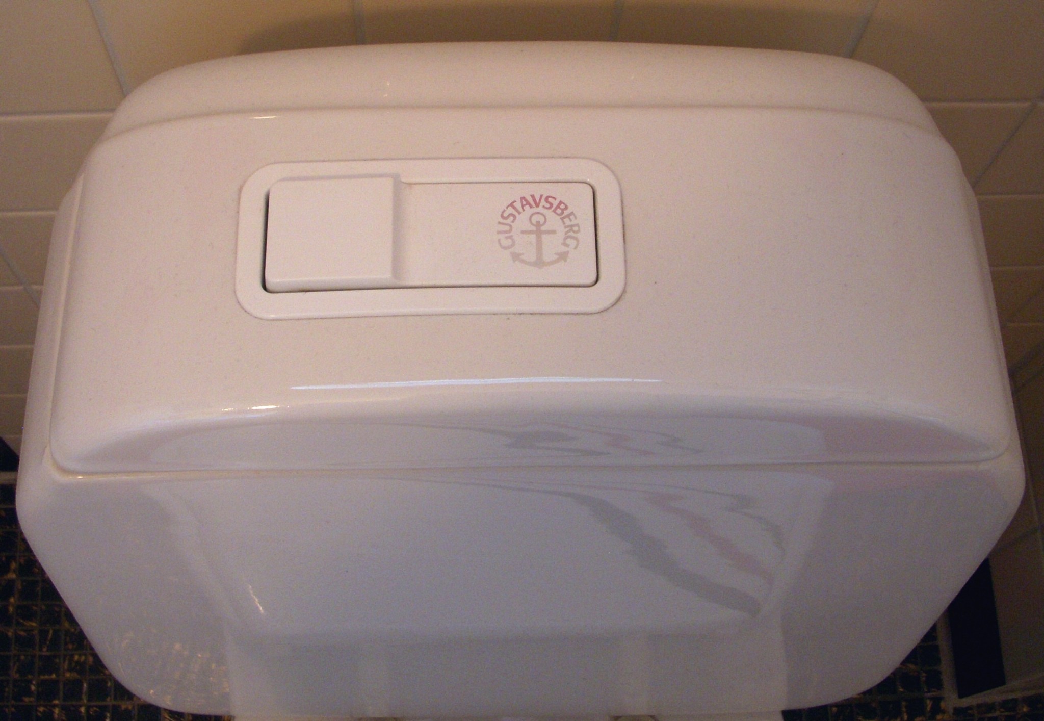 Gustavsberg toalett spolknapp