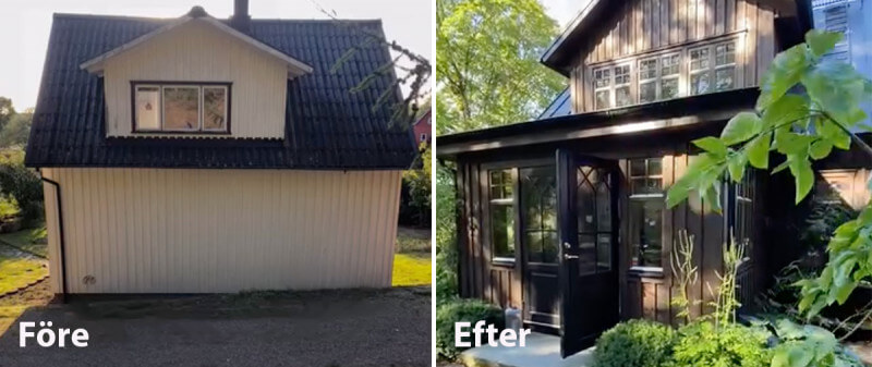 Hus som totalförvandlats - före och efter
