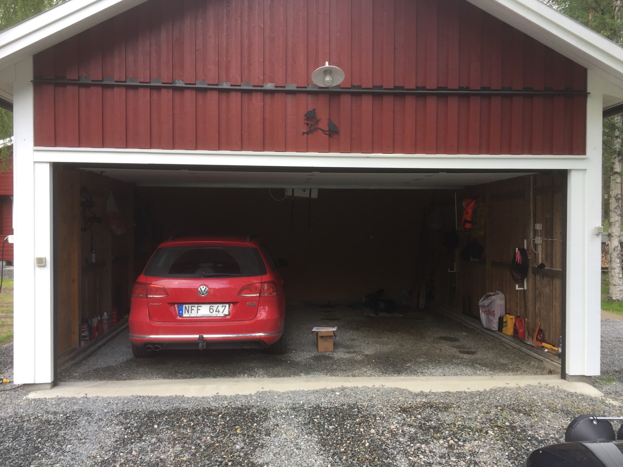 gjuta golv i garage