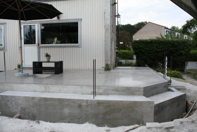 gjuta altan i betong
