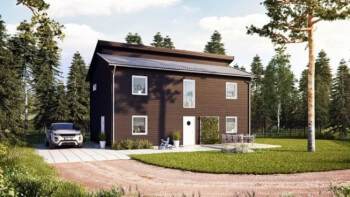 Småhus har lägre miljöpåverkan än flerbostadshus