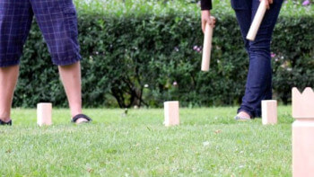 Kubb-match slutade med grannfejd och rättegång
