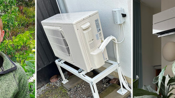 Placera luftvärmepumpen rätt för bästa effekt - inne och ute