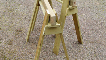 Bygg stadiga arbetsbockar - gör det själv