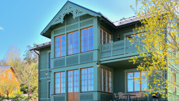 Så byggde de nytt hus i 1800-talsstil – med dagens byggkrav