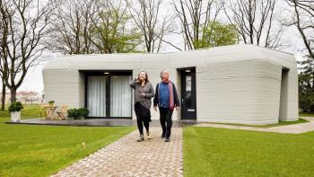 3D-printat hus i Holland