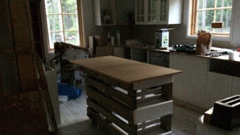 Betongskiva i köket på ett annorlunda sätt