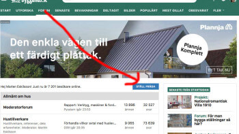 Ny här? Ställ en fråga i forumet!