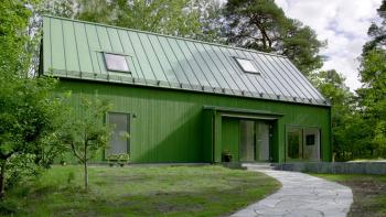 Välja grön färg till fasaden - titta på andra hus