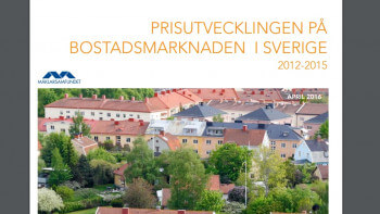Mäklarsamfundet benämner boprisutvecklingen som historiskt hög