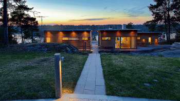 Välplanerat fritidshus vid Sjösala för gäster och avkoppling