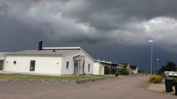 Skyfall orsakar översvämmade källare