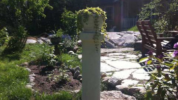 Gjuta "antik" pelare i betong