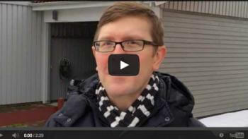 Jan Ivarsson om sin enstegstätade putsfasad