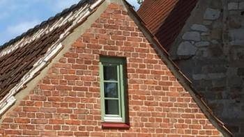 Rött tegel på fasaden - några fina färgmatchningar