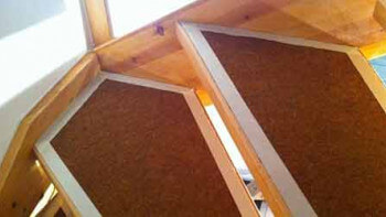 Måla trappa med trappmatta