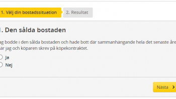 Skatteverket förenklar för den som sålt bostad