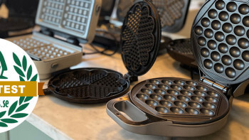 Test 8 våffeljärn - från traditionellt gjutjärn till bubbelvåfflor - bäst i test