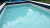 Använder taket för att fylla poolen