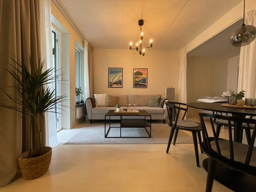 Ytsmart renoverad etta.