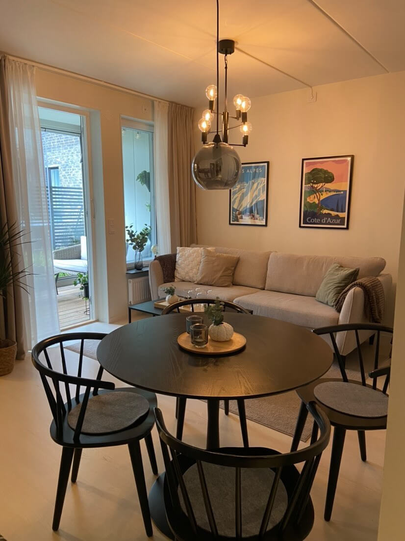 Ytsmart renoverad etta.