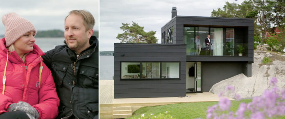 Nybyggt hus på Norra Lagnö