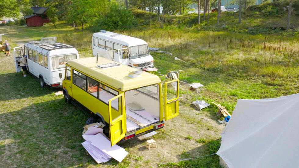 Husdrömmar bussen camping