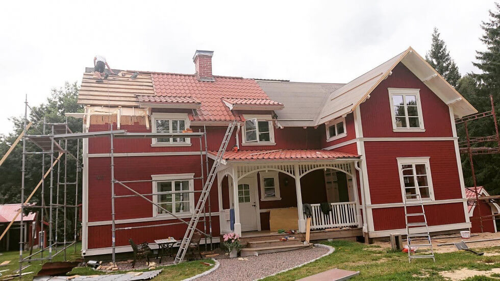 Hus från 1929 har byggts till och totalrenoverats