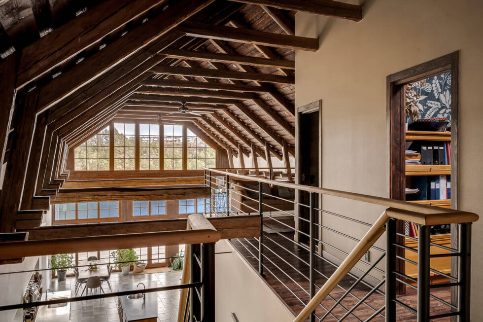 Övervåning i ladan