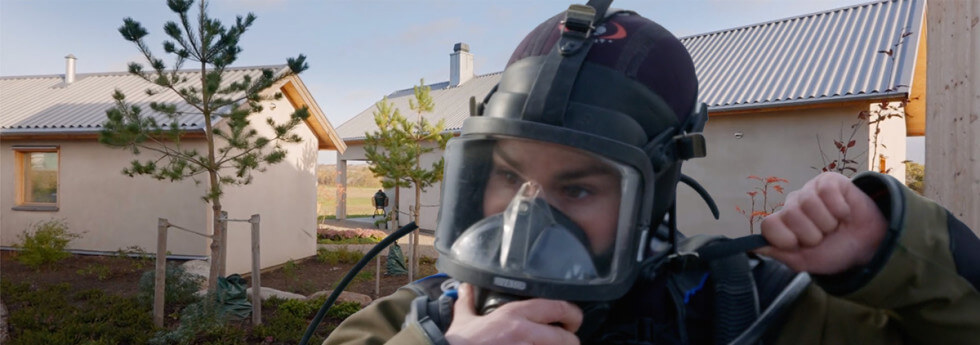 Ostronskal i fasaden avsnitt 2