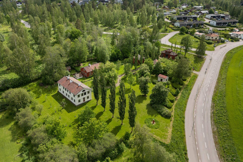 Flygbild Svedans herrgård