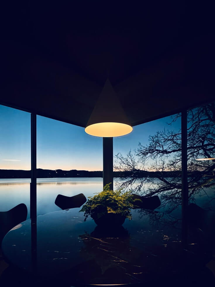 Bild på kubhuset innuti.