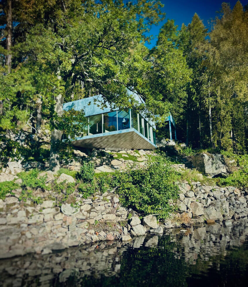 Bild på kubhuset.