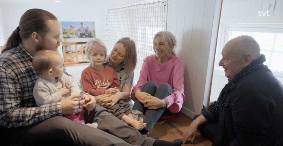 Familjen på loftet med Gert och Anne