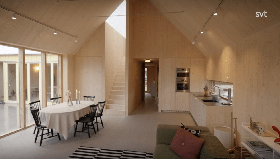 Inne hos Anton och Ida i deras hus