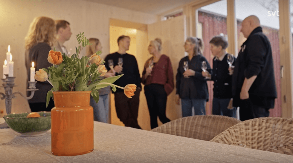 hela familjen samlad
