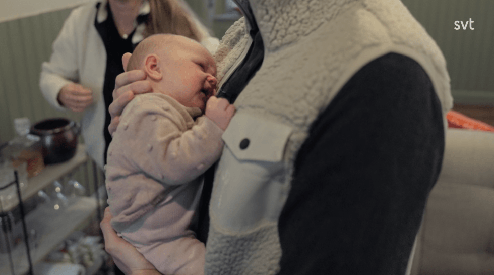 Bebis kommit till världen