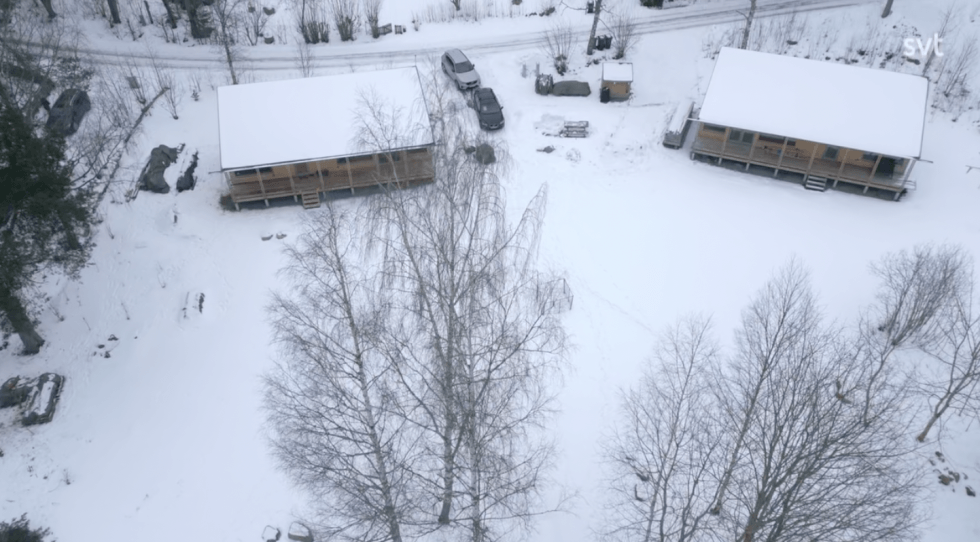 stycka av tomten
