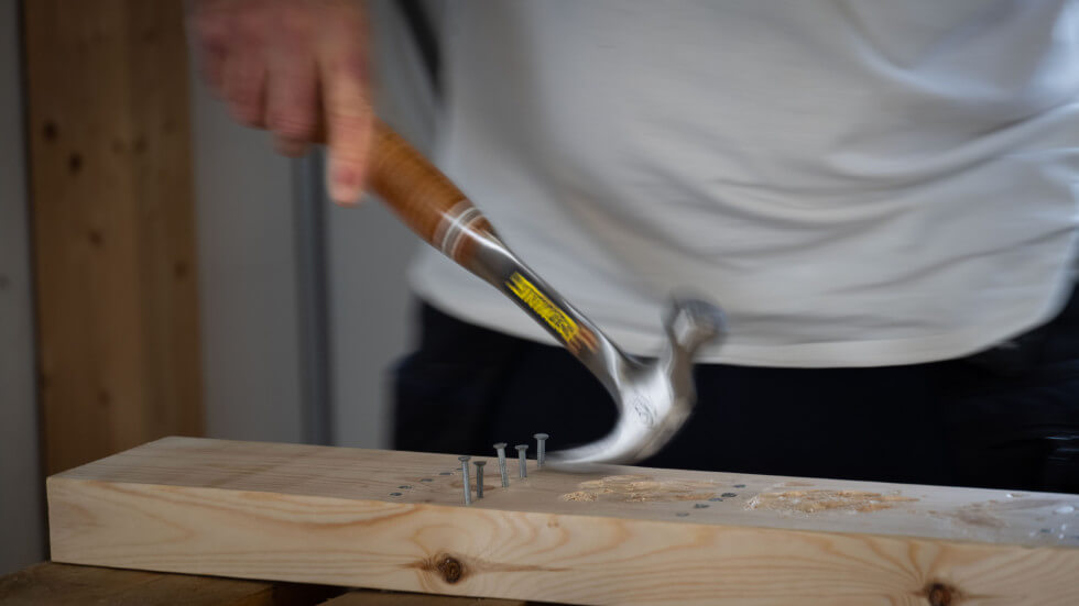 Estwing läder hammare