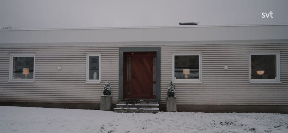 framsida av huset