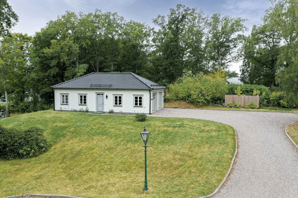 Garage i herrgårdsstil