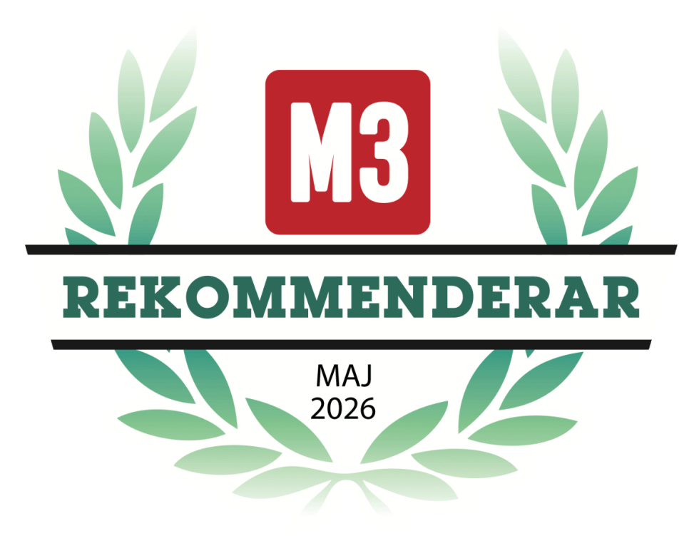 M3 Rekommenderar Maj 2026