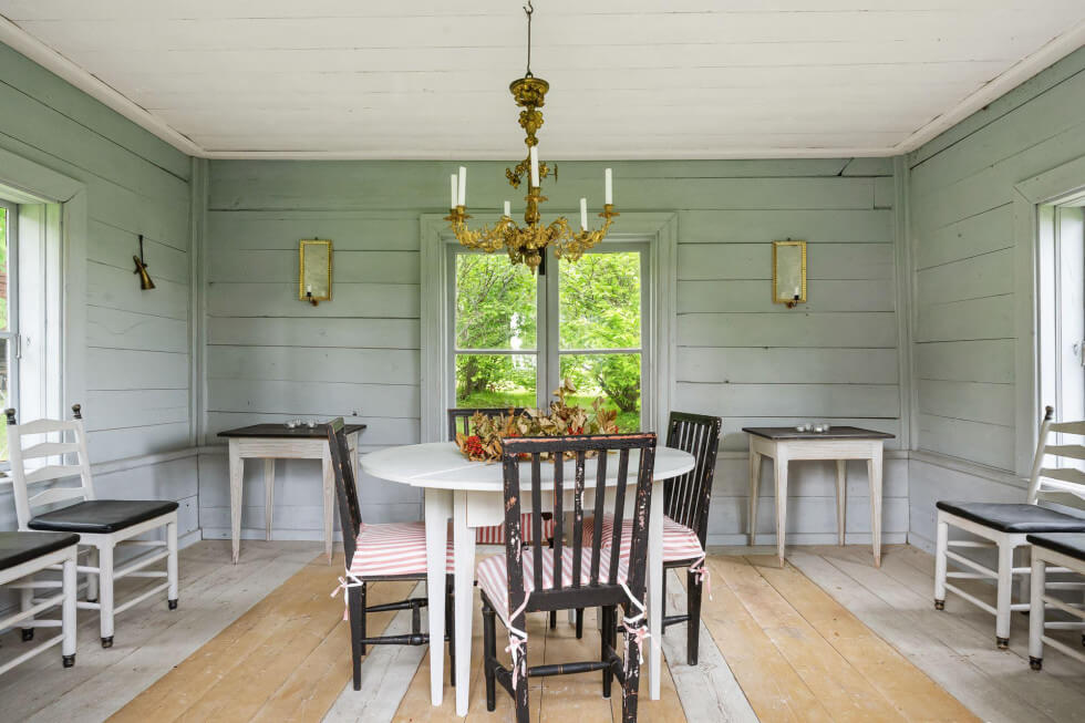 Inredning i lusthuset