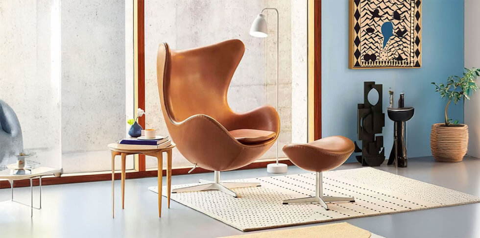"Svanen" av Arne Jacobsen. Foto: Stiliga Hem