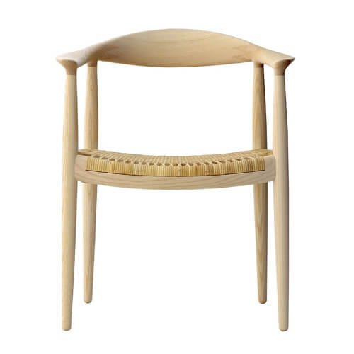 En bild på en stol, the Chair, av Hans Wegner