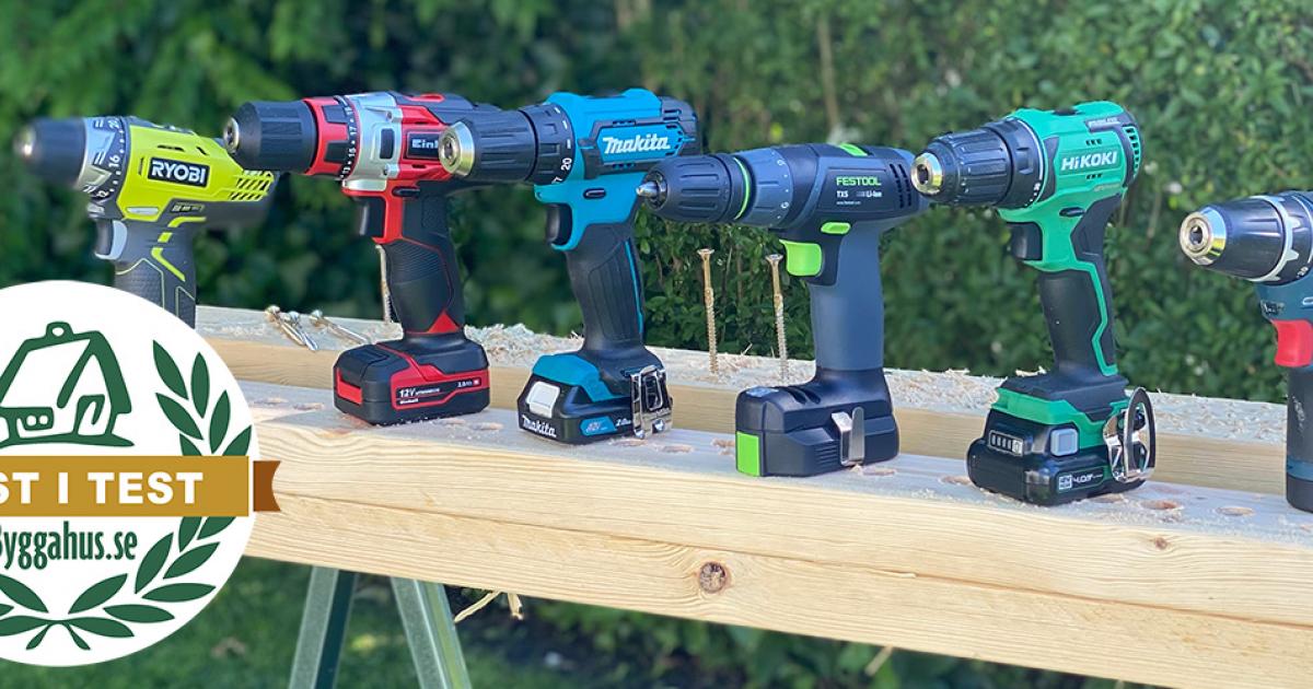 Skruvdragare 12 V 6 modeller i test Vilken är bäst? Byggahus.se