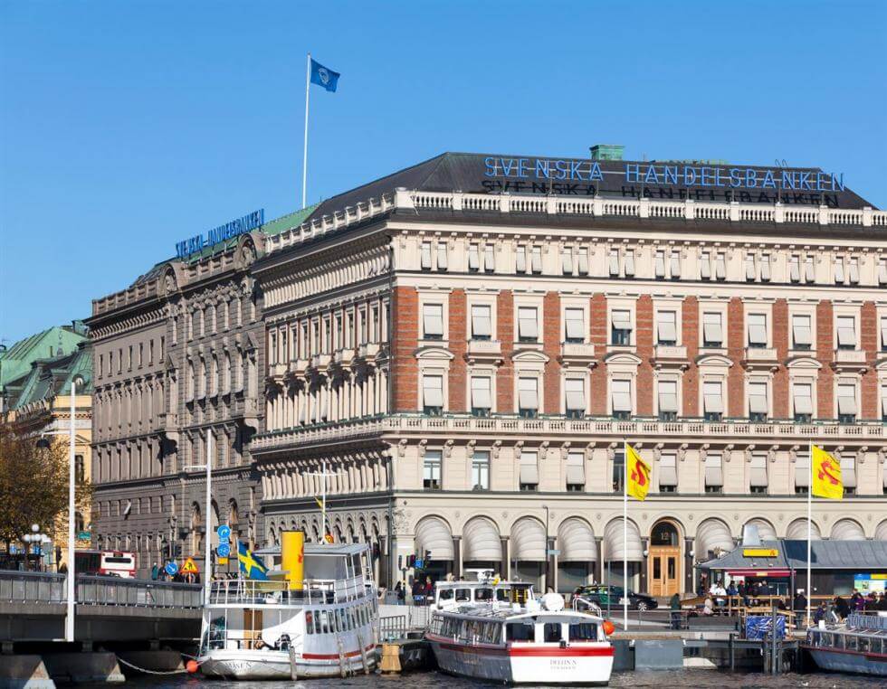 Handelsbankens kontor i Kungsträdgården, Stockholm.