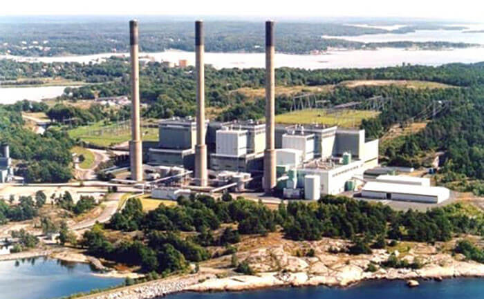 Oljekraftverket i Karlshamn.