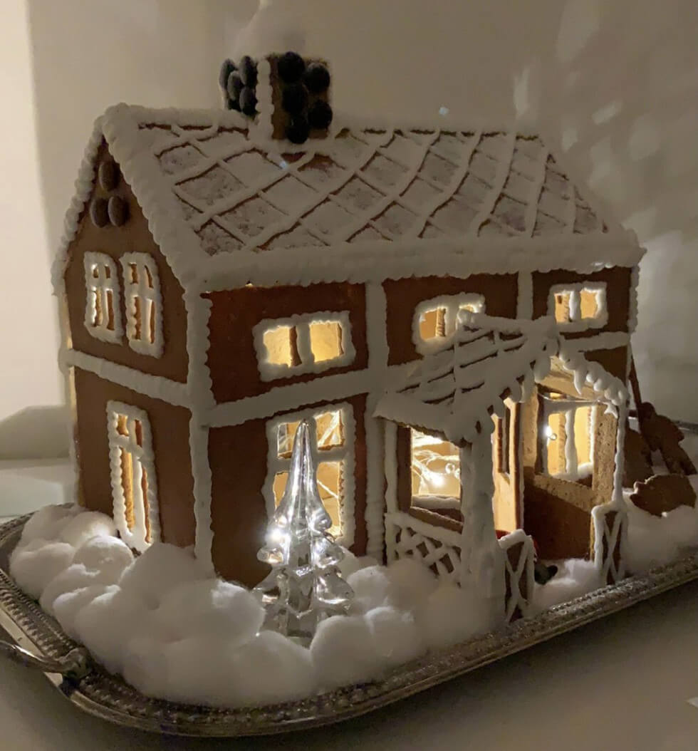 Medlemmen cala218 byggde det här pepparkakshuset och vann tävling.