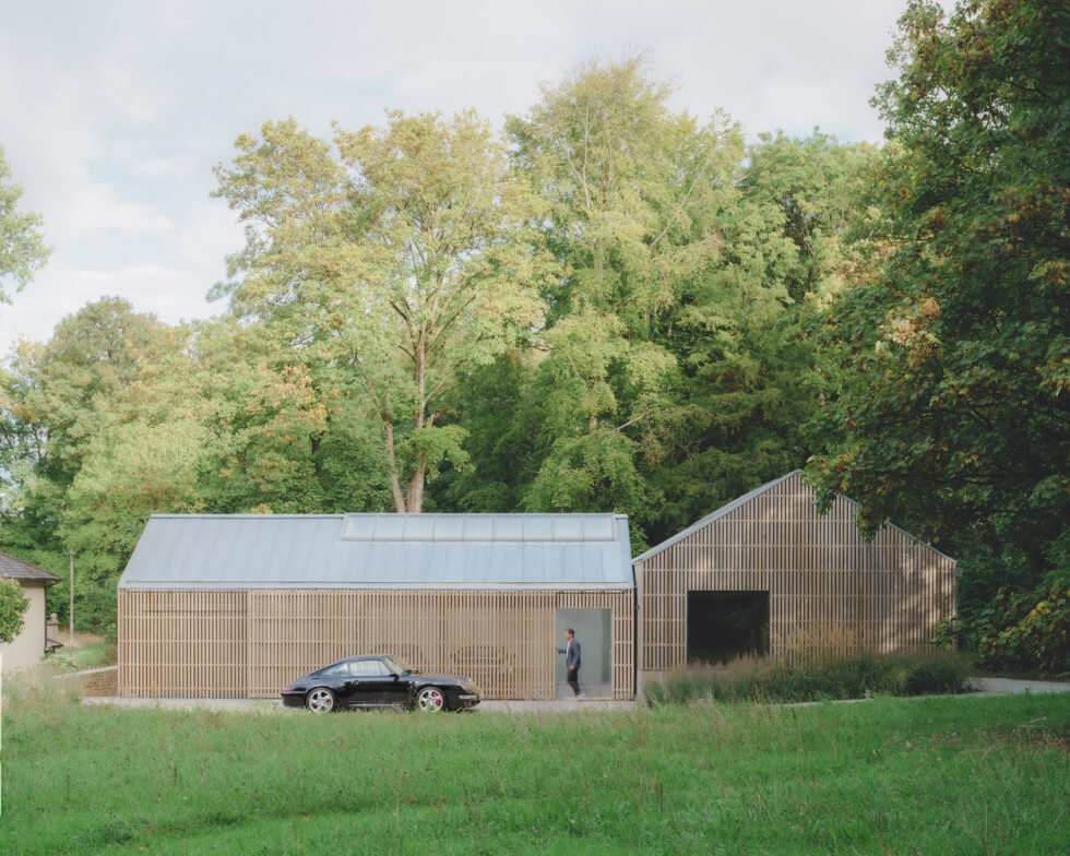 Bilsamlarens lyxiga garage